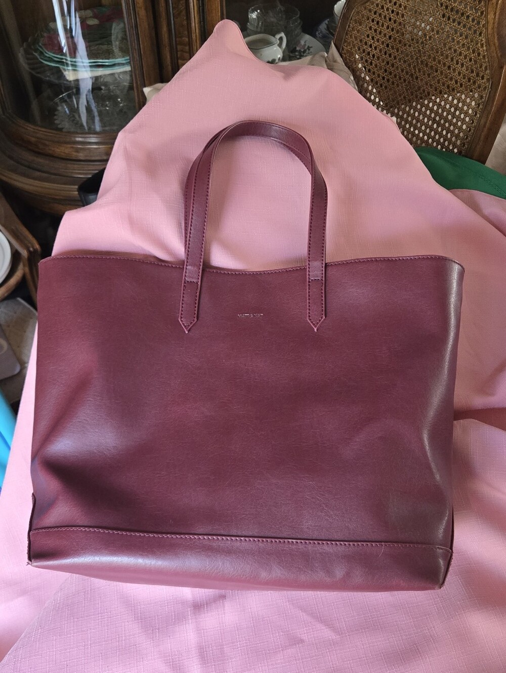 EUC Matt & Nat Vegan Leather Structured Tote